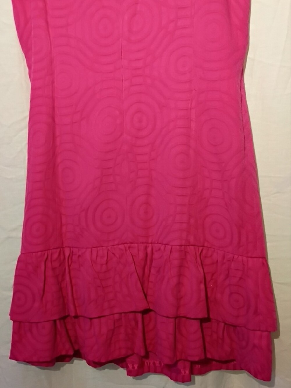 3/$20-Pink Sleeveless Sun Dress Midi with Ruffled Hem,sz 16, NWOT - Picture 7 of 10